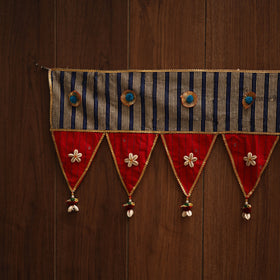 Handmade fabric toran for festive decor 117 - handcrafted