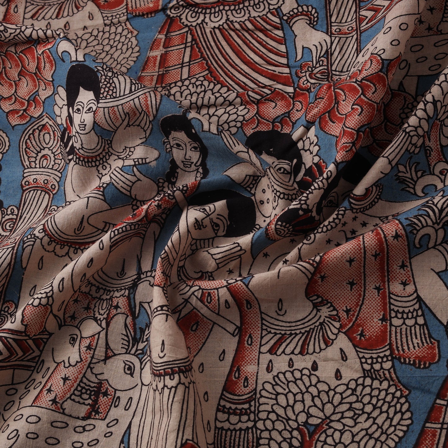 Kalamkari Printed Cotton Fabric 30