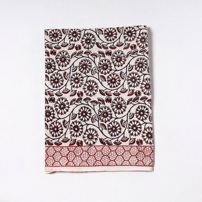 White - 2    Bagh Block Printed Cotton Precut Fabric (1.2 meter) 65