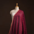 Dharwad Cotton Buti Plain Fabric with Thread Border 06