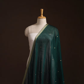 Dharwad Cotton Buti Plain Fabric with Thread Border 03