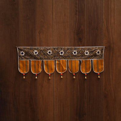 Handmade fabric toran for festive decor 119 - handcrafted