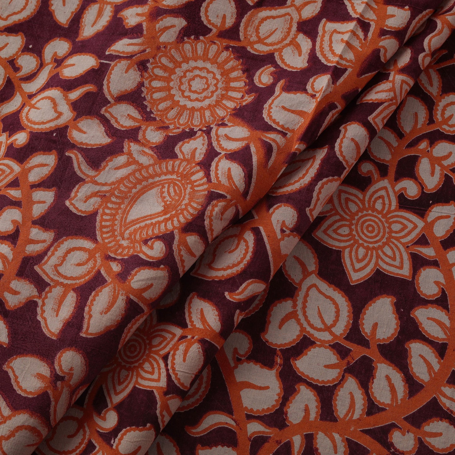 Kalamkari Printed Cotton Fabric 31
