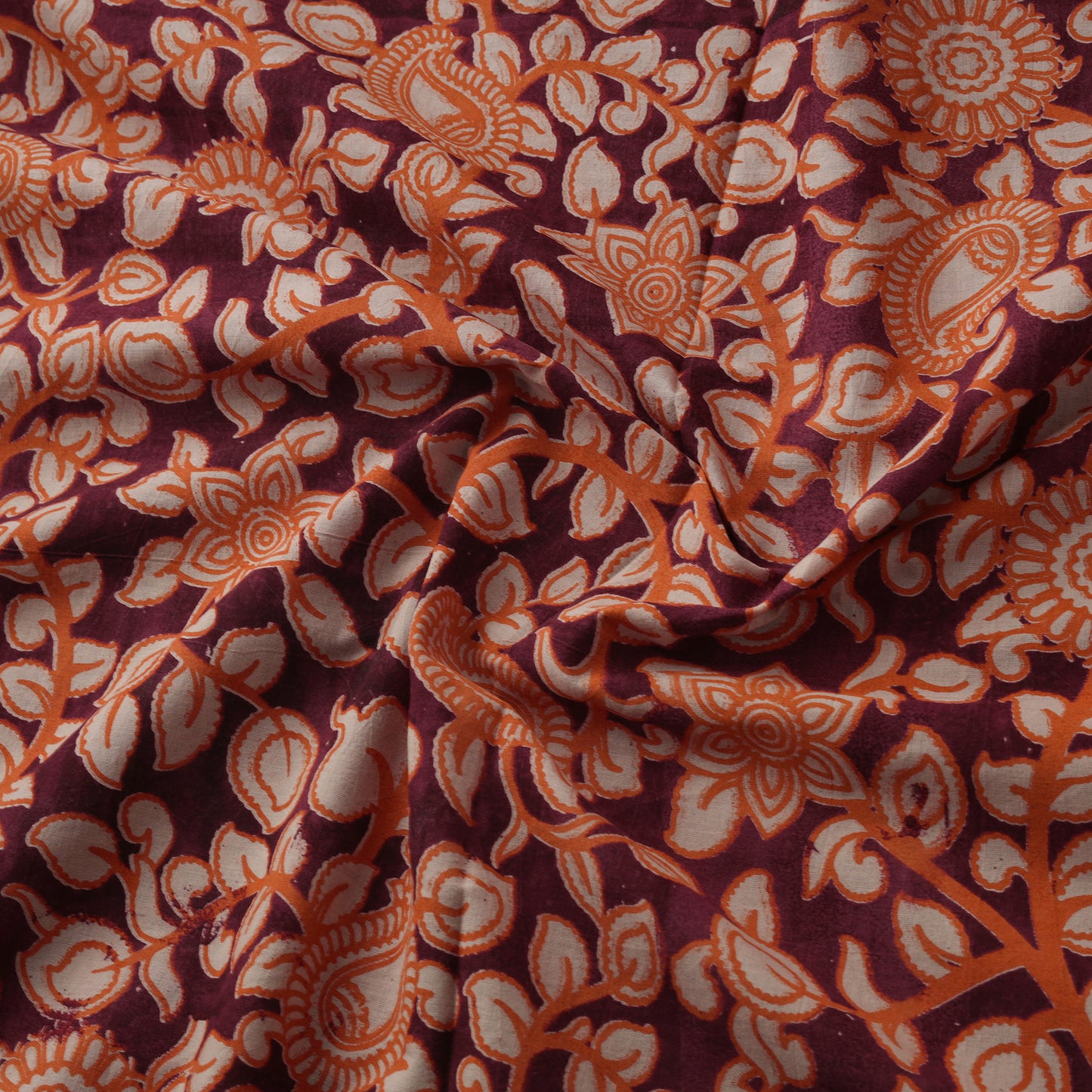 Kalamkari Printed Cotton Fabric 31