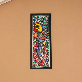 Madhubani handpainted bookmark (7 x 2 in) 11 - handcrafted