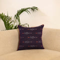 Purple - Pochampally Ikat Cushion Cover 15
