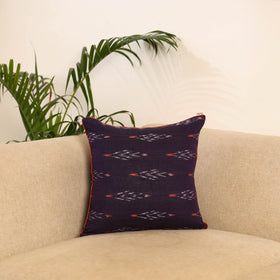 Purple - Pochampally Ikat Cushion Cover 15