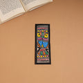 Madhubani handpainted bookmark (7 x 2 in) 18 - handcrafted