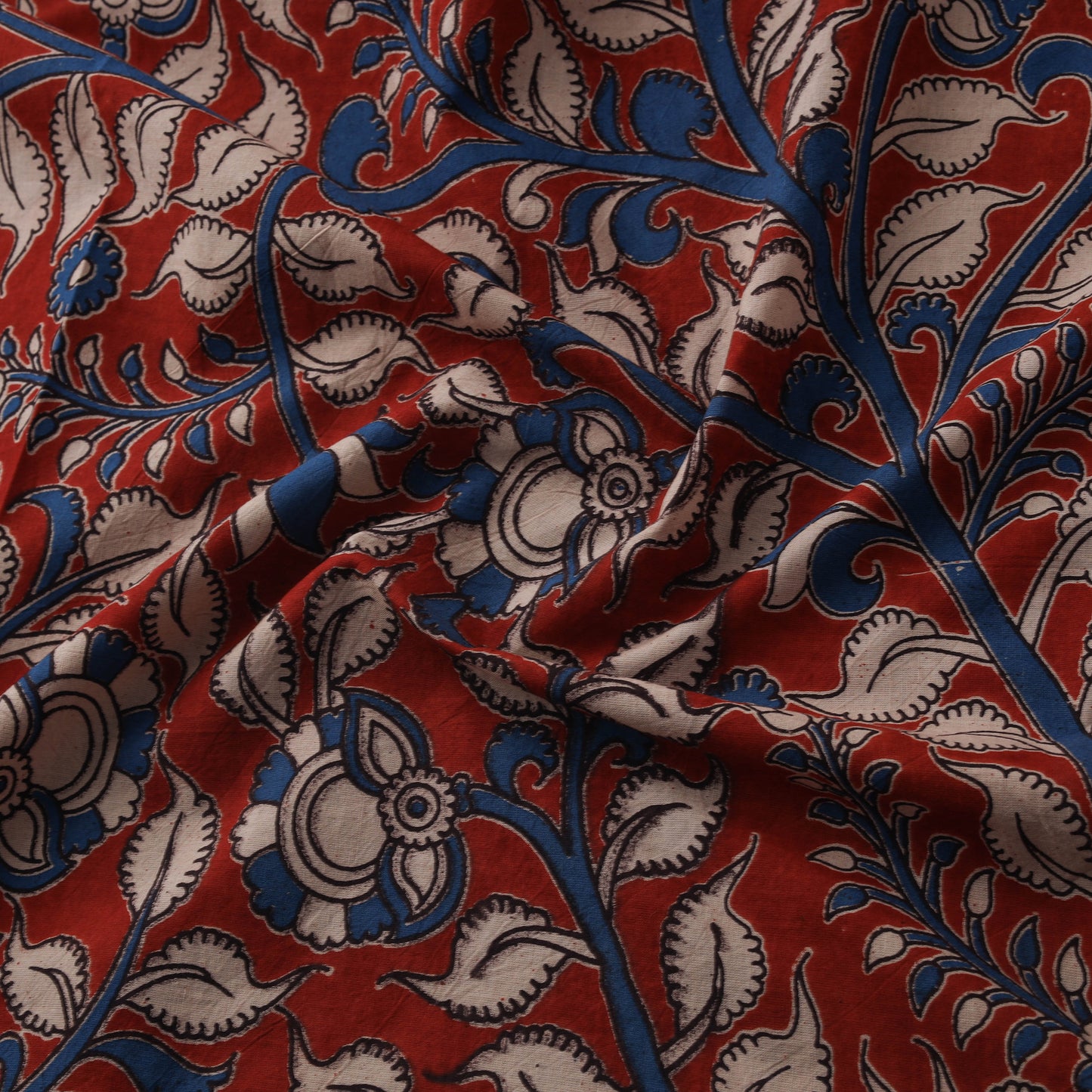 Kalamkari Printed Cotton Fabric 35