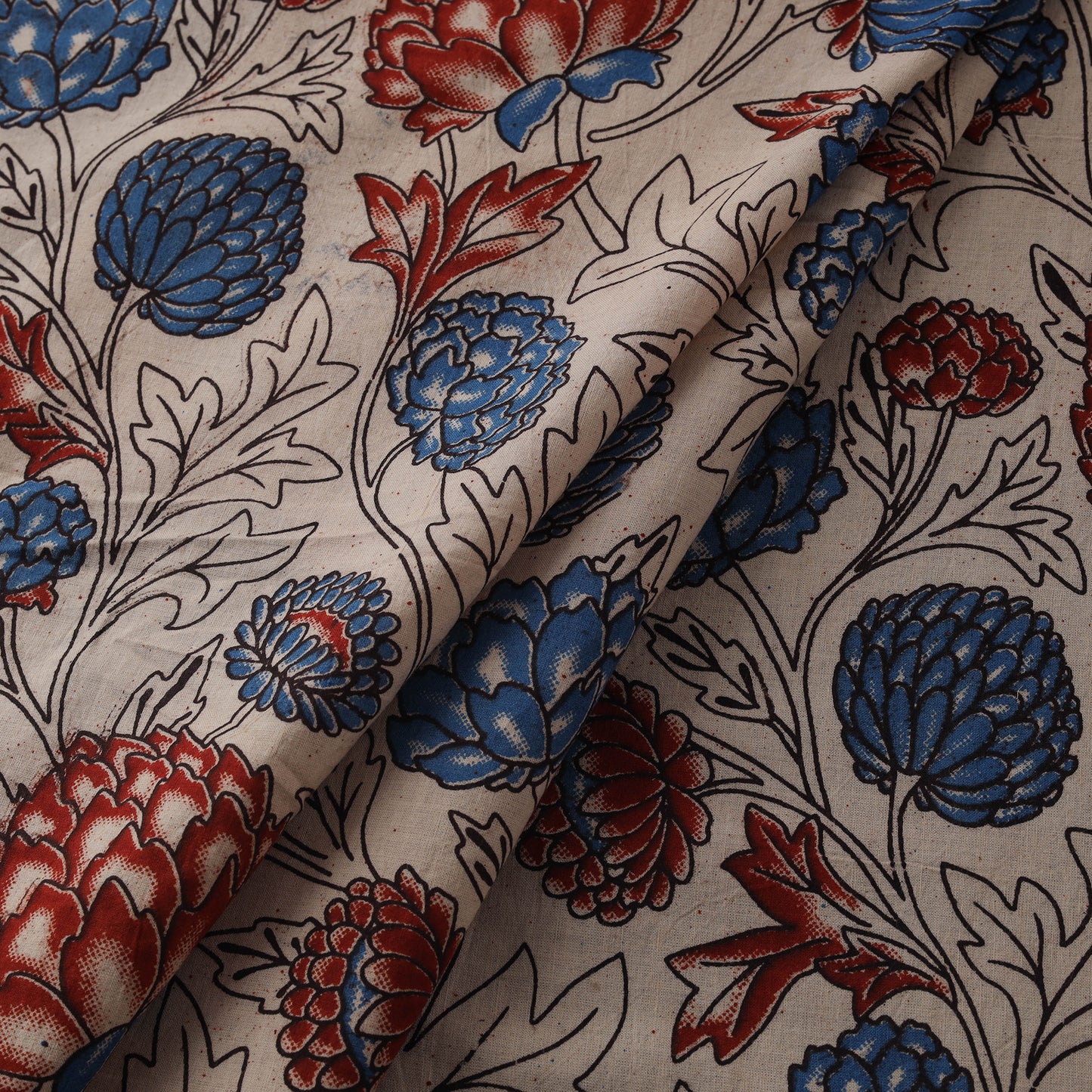 Kalamkari Printed Cotton Fabric 36