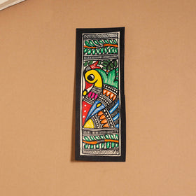 Madhubani handpainted bookmark (7 x 2 in) 20 - handcrafted