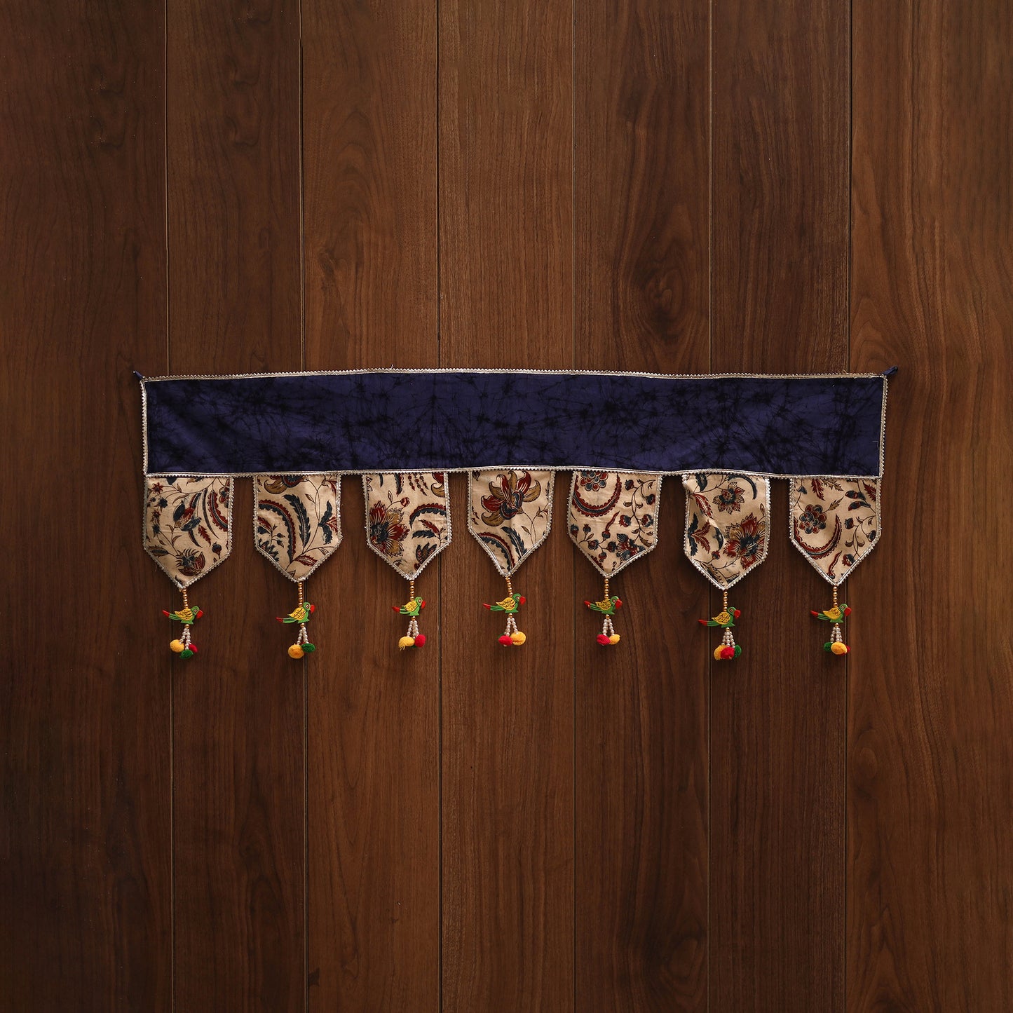 Handmade fabric toran for festive decor 122 - handcrafted