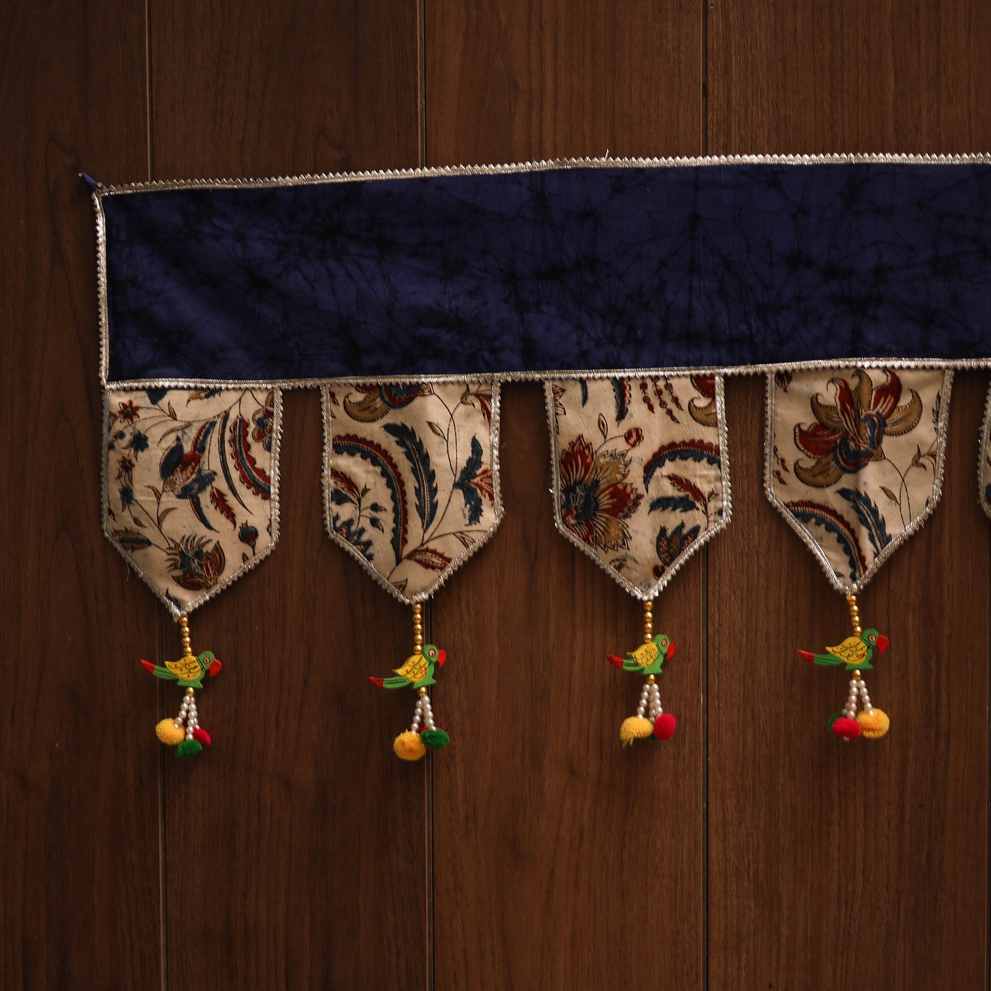 Handmade fabric toran for festive decor 122 - handcrafted