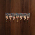Handmade fabric toran for festive decor 123 - handcrafted