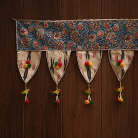 Handmade fabric toran for festive decor 123 - handcrafted