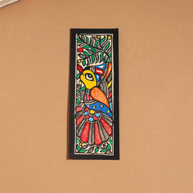 Madhubani handpainted bookmark (7 x 2 in) 24 - handcrafted