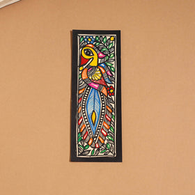 Madhubani handpainted bookmark (7 x 2 in) 31 - handcrafted