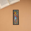 Madhubani handpainted bookmark (7 x 2 in) 31 - handcrafted