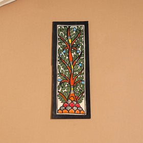 Madhubani handpainted bookmark (7 x 2 in) 33 - handcrafted