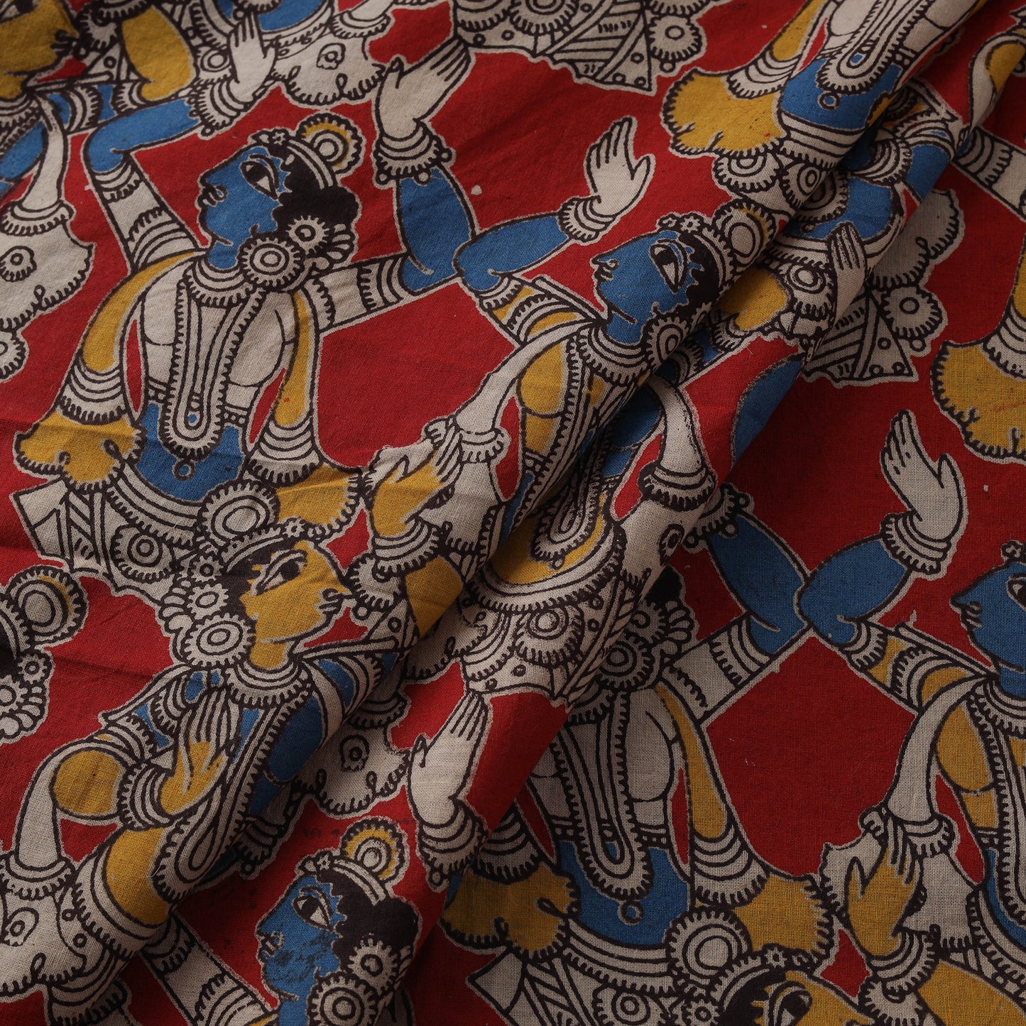 Kalamkari Printed Cotton Fabric 42