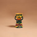 Man - Handpainted Manjusha Art Terracotta Doll Candle Stand for Home Decor 01