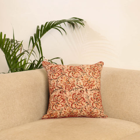 Hand Block Print Kalamkari Cushion Cover 28