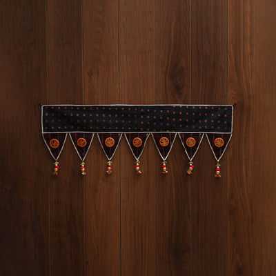 Handmade fabric toran for festive decor 129 - handcrafted