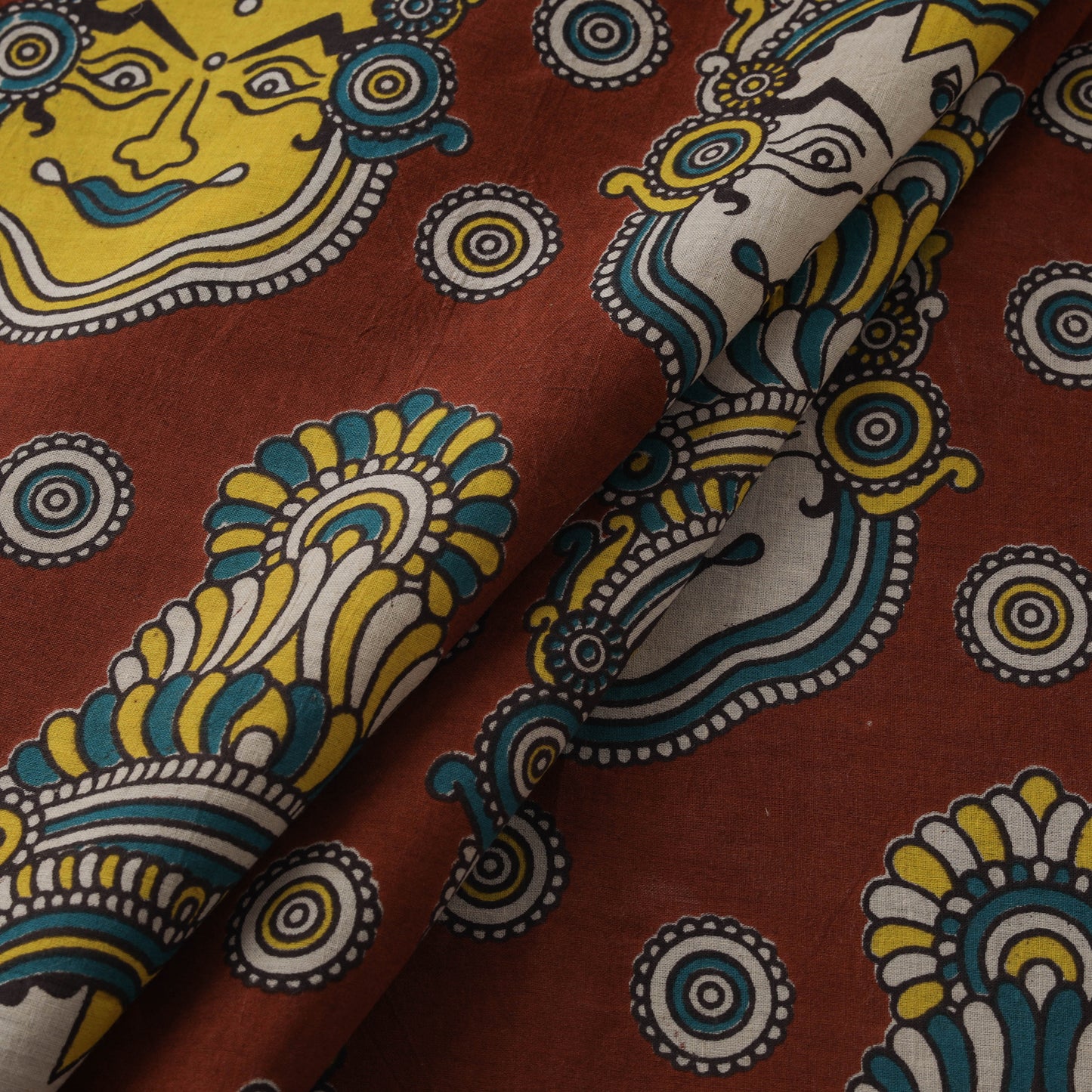 Kalamkari Printed Cotton Fabric 43