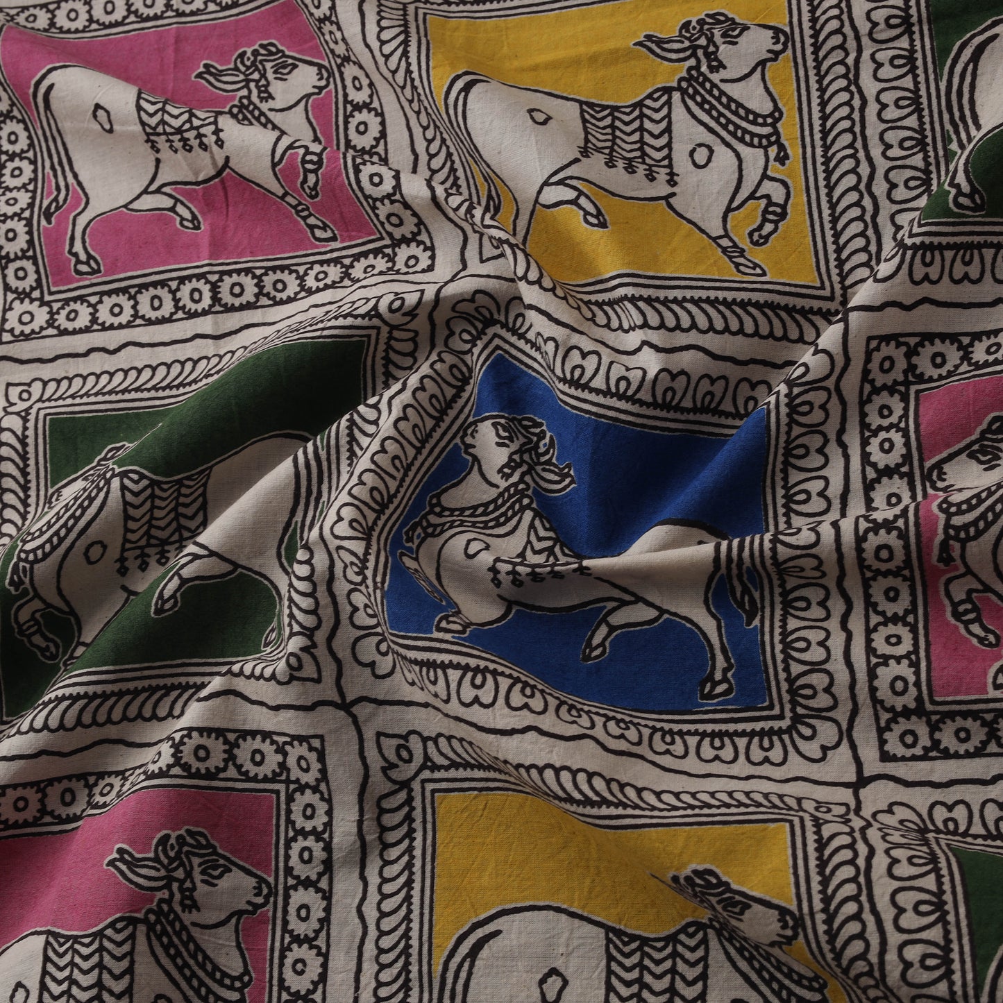 Kalamkari Printed Cotton Fabric 45
