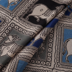 Kalamkari Printed Cotton Fabric 47