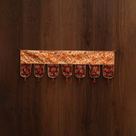 Handmade fabric toran for festive decor 132 - handcrafted