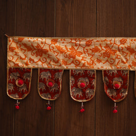 Handmade fabric toran for festive decor 132 - handcrafted