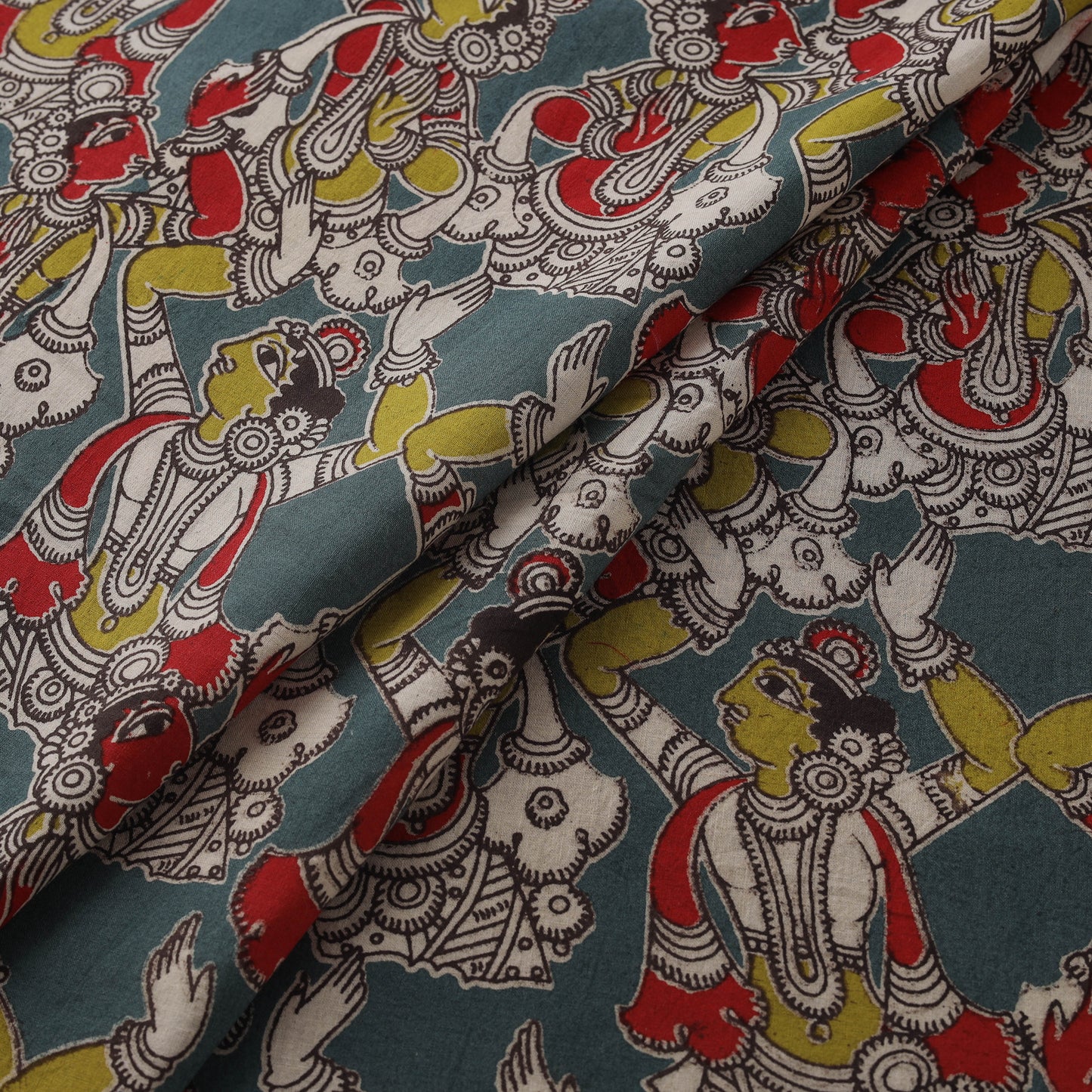 Kalamkari Printed Cotton Fabric 48