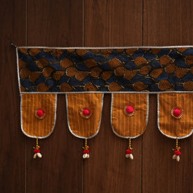 Handmade fabric toran for festive decor 134 - handcrafted