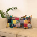 Set of 2 Patchwork Pillow Covers 47