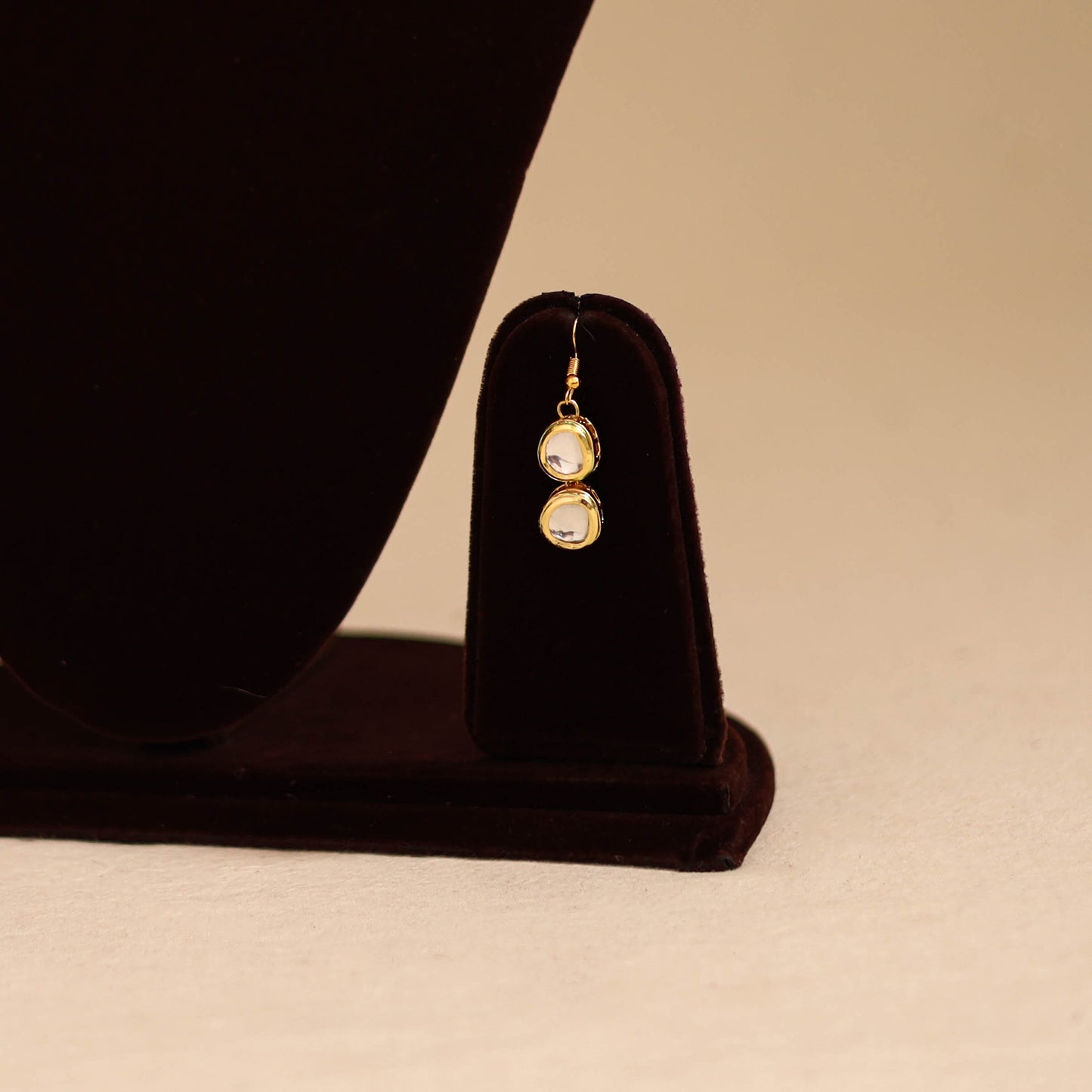 Yellow - handmade kundan work necklace set 04 - handcrafted