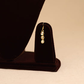 Yellow - handmade kundan work necklace set 05 - handcrafted