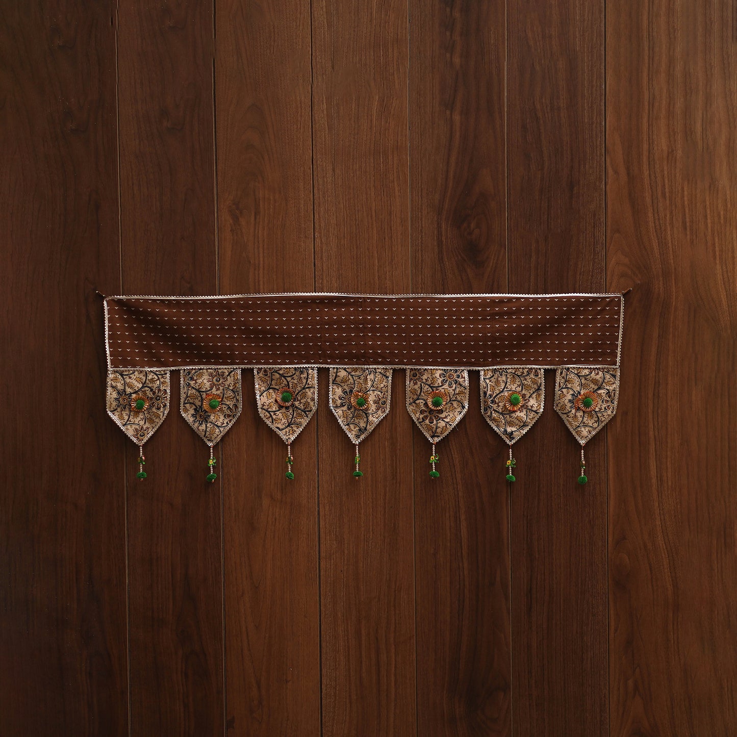 Handmade fabric toran for festive decor 136 - handcrafted