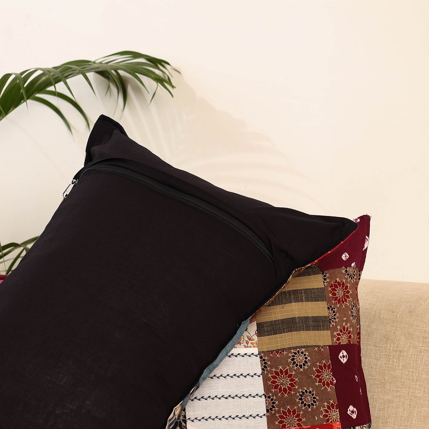 Set of 2 Patchwork Pillow Covers 10