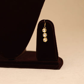 Yellow - handmade kundan work necklace set 06 - handcrafted