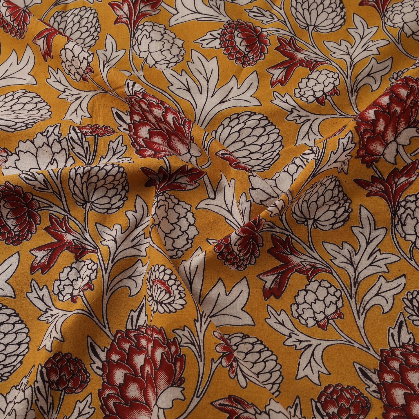 Kalamkari Printed Cotton Fabric 53