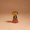 Women - Handpainted Manjusha Art Terracotta Doll Candle Stand for Home Decor 09