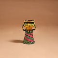 Women - Handpainted Manjusha Art Terracotta Doll Candle Stand for Home Decor 10