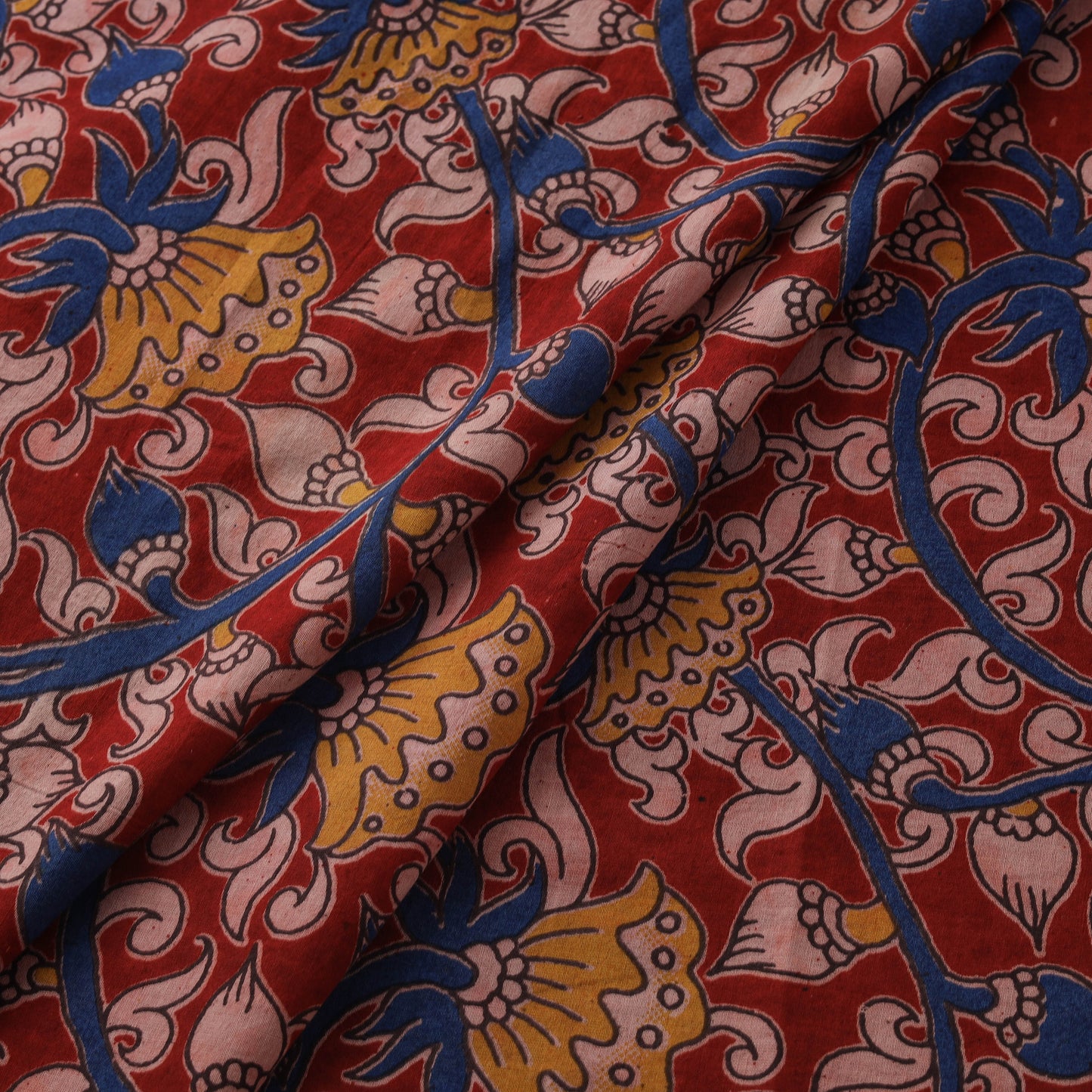 Kalamkari Printed Cotton Fabric 57