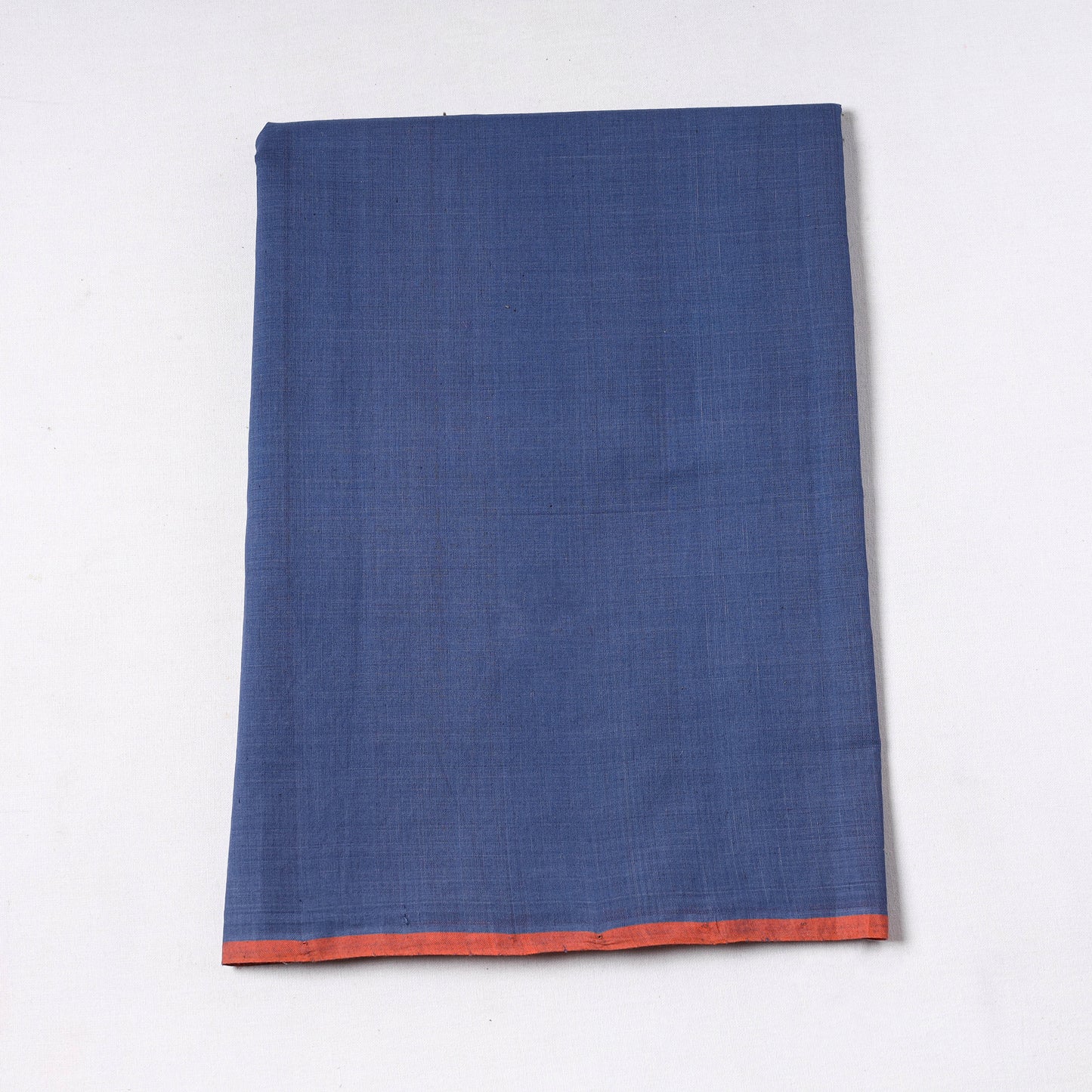 Blue - Jhiri Pure Handloom Cotton Precut Fabric (1.6 meter) 100