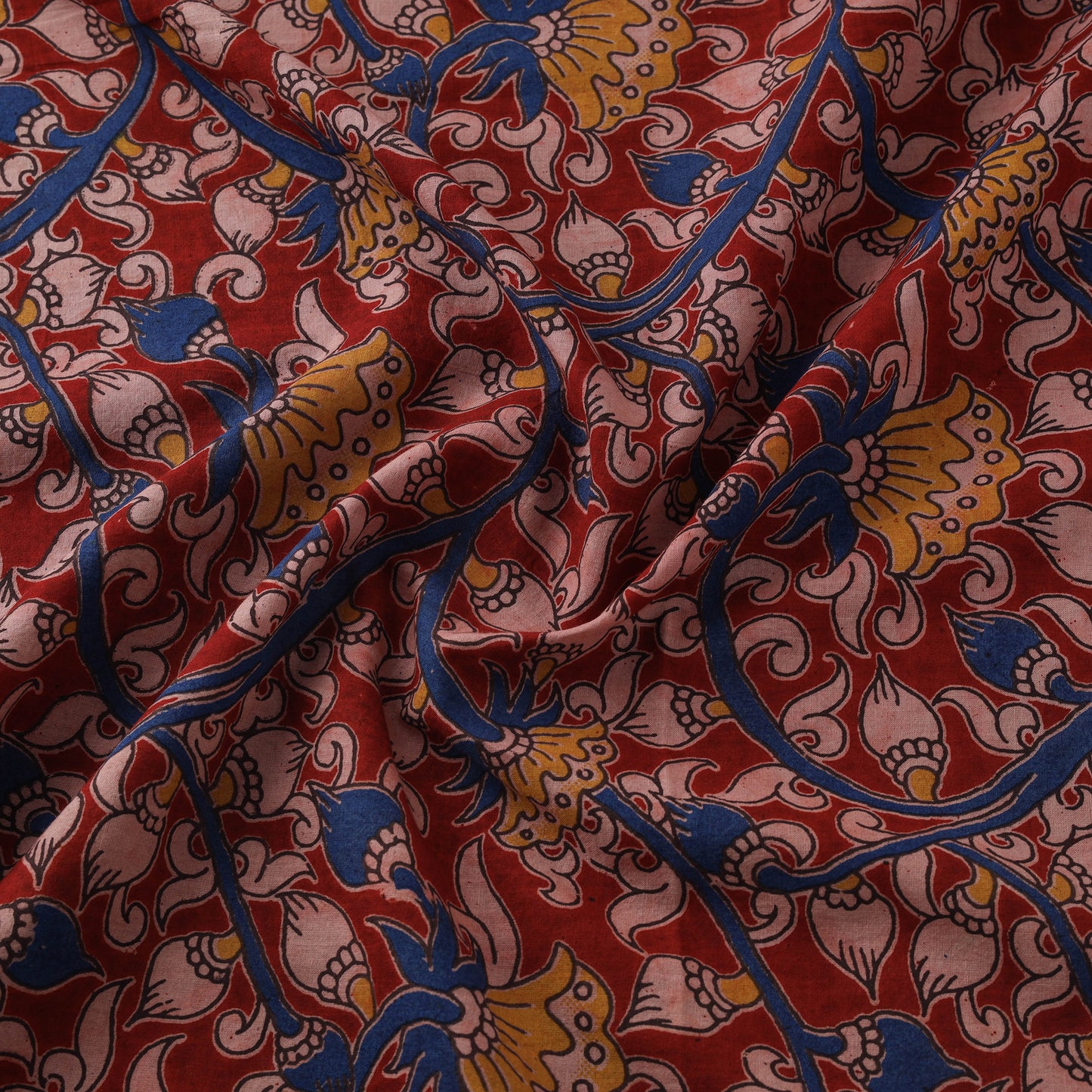 Kalamkari Printed Cotton Fabric 57