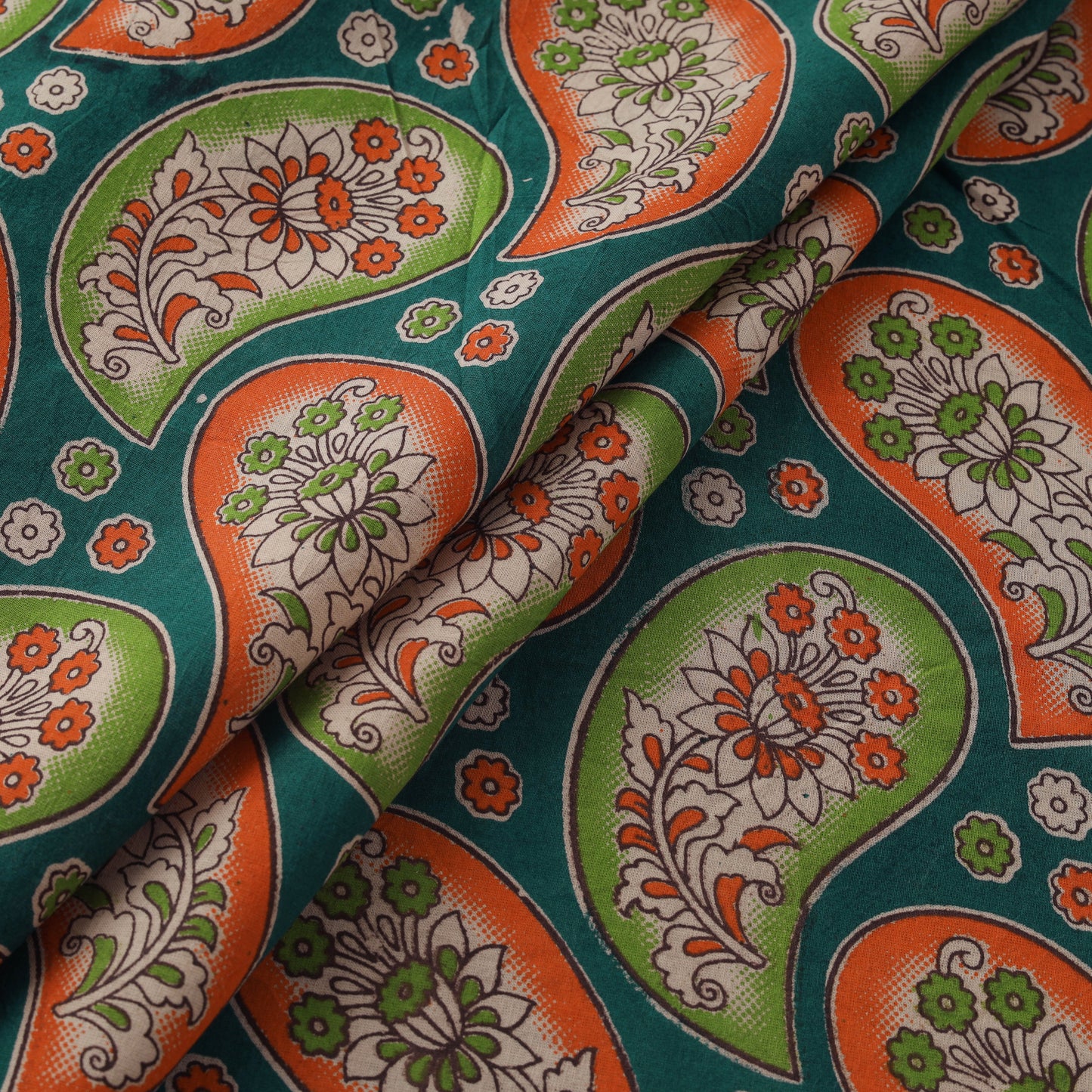 Kalamkari Printed Cotton Fabric 58