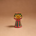 Women - Handpainted Manjusha Art Terracotta Doll Candle Stand for Home Decor 12