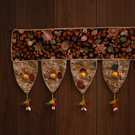 Handmade fabric toran for festive decor 142 - handcrafted