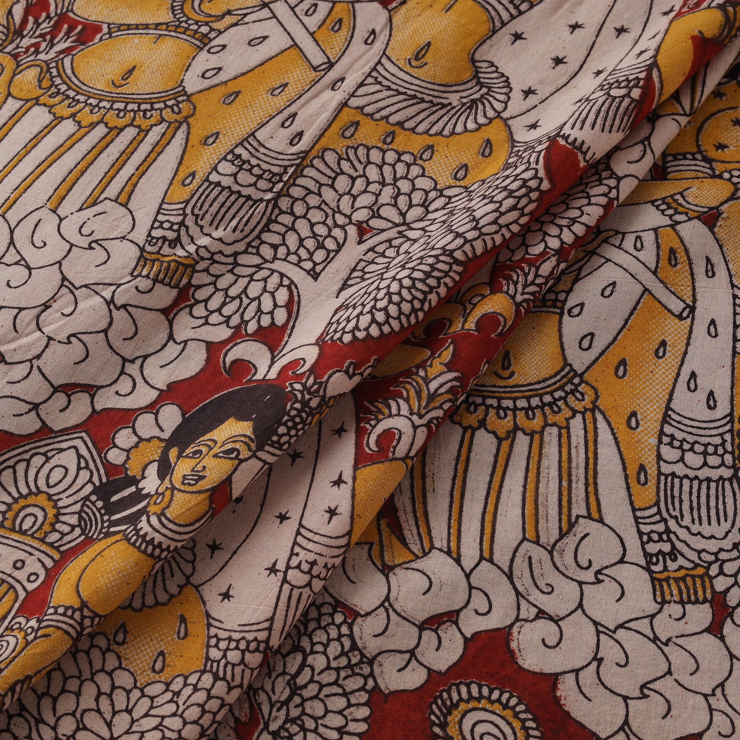 Kalamkari Printed Cotton Fabric 63